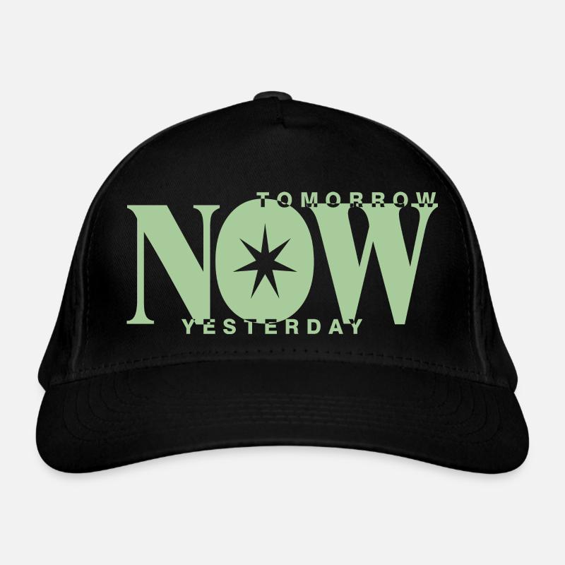 demain maintenant hier Casquette classique bio