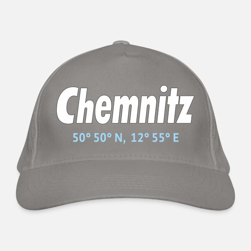 Chemnitz coordinates Organic Baseball Cap
