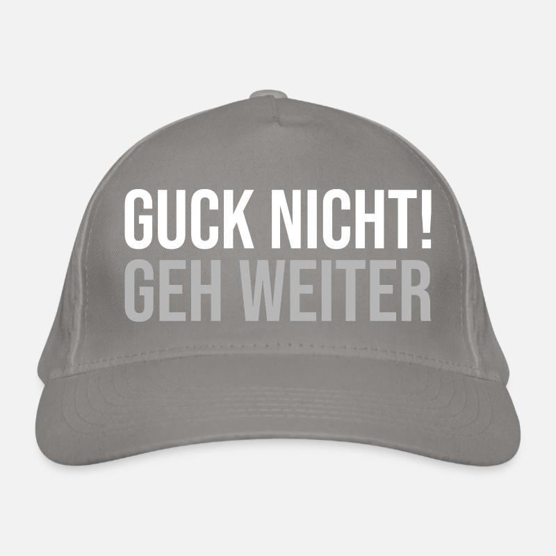 Ne regarde pas, vas-y Casquette classique bio