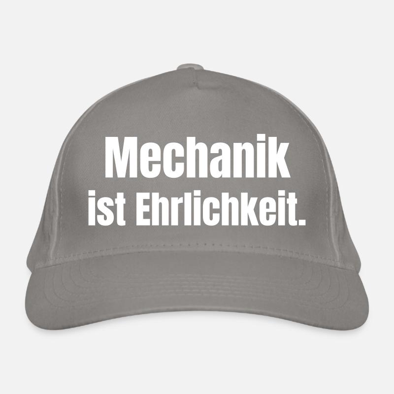 La mécanique est l’honnêteté Casquette classique bio