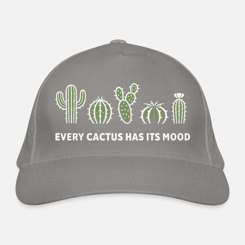 Every Cactus Has Its Mood – Kaktus Motiv Bio-Baseballkappe