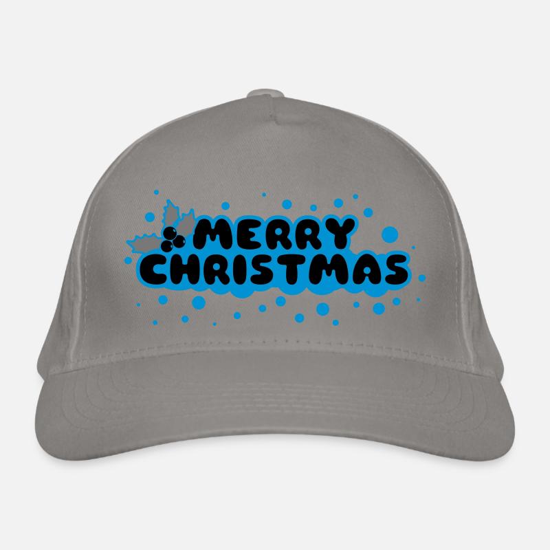 Merry Christmas Organic Baseball Cap