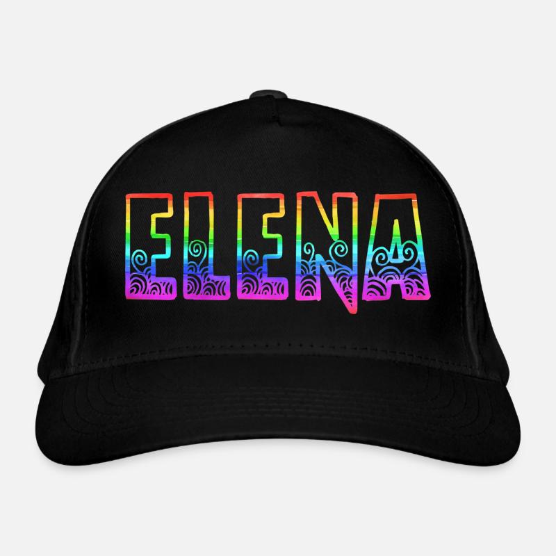 elena rs rainbow Organic Baseball Cap