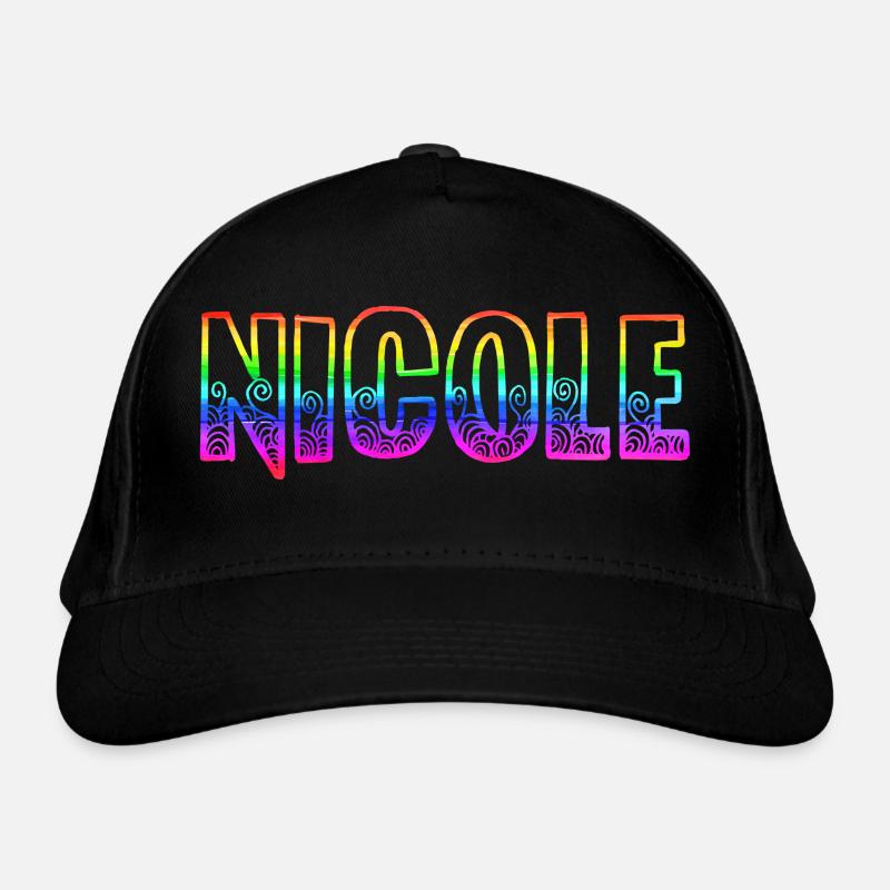 nicole rs arc-en-ciel Casquette classique bio