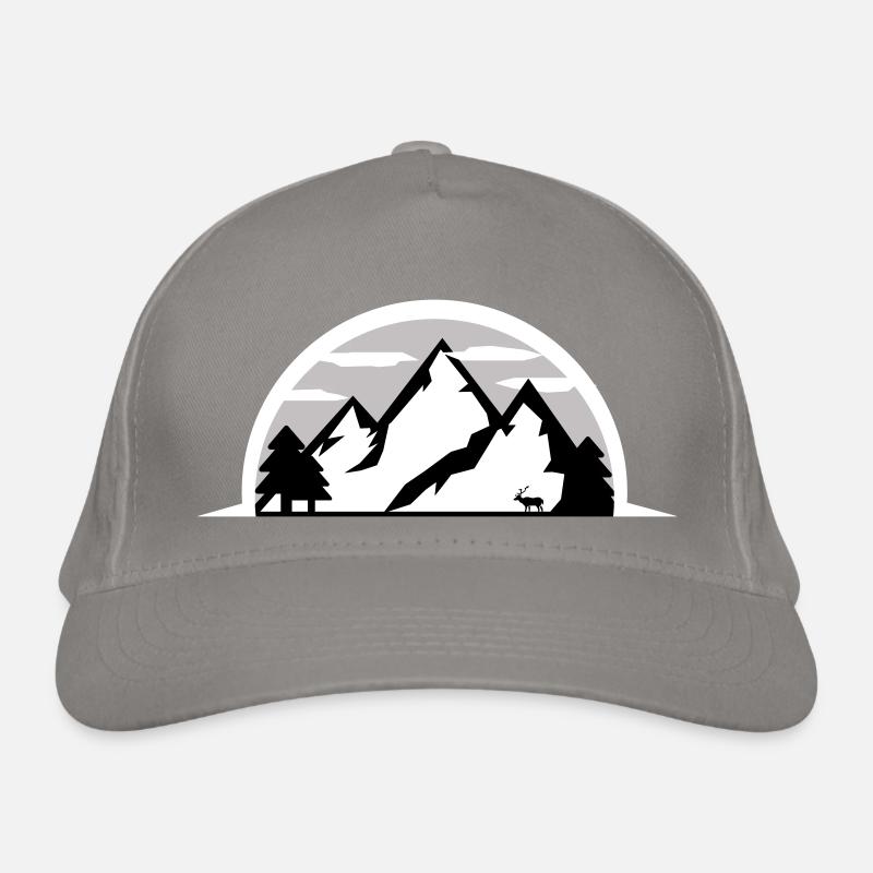 Berglandschaft Bio-Baseballkappe