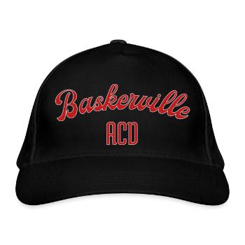 Baskerville tribute - Organic Baseball Cap - black - Front