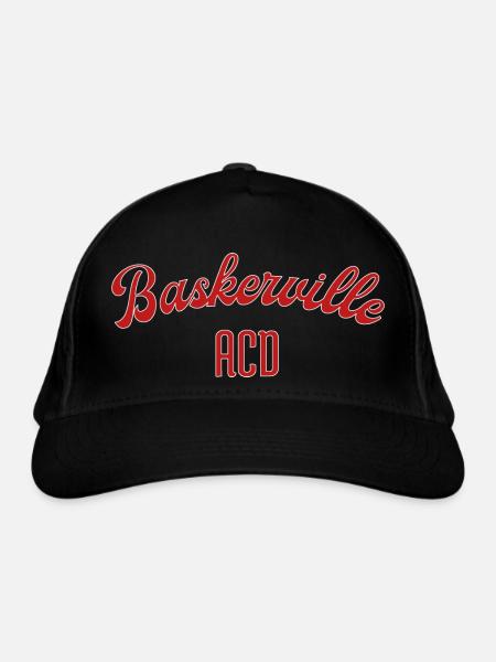 Baskerville tribute - Organic Baseball Cap - black - Front