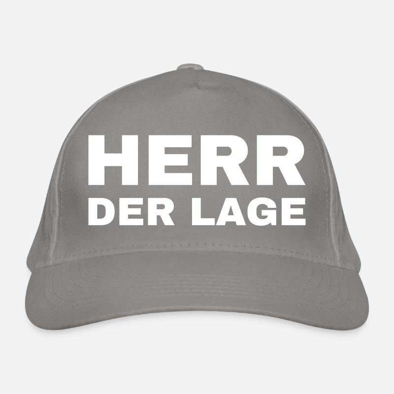 Herr der Lage Bio-Baseballkappe
