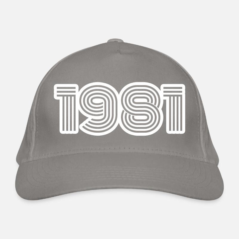 Geboren 1981 Bio-Baseballkappe