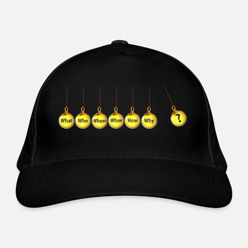 Fragen Bio-Baseballkappe