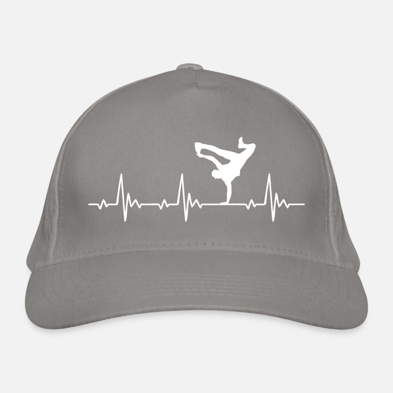 Streetdance breakdance heartbeat frequency pulse Organic Baseball Cap