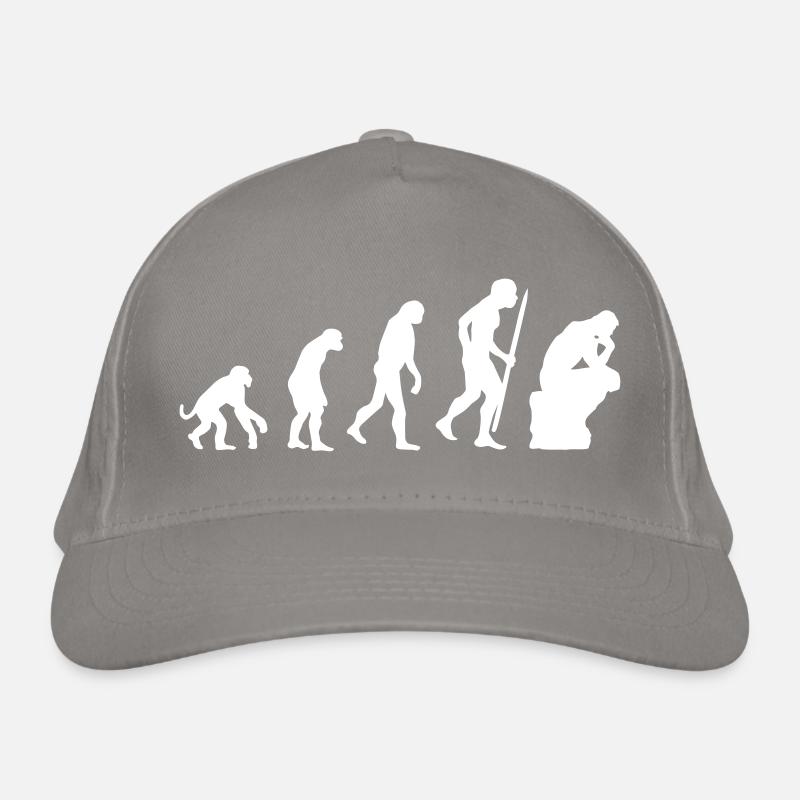Évolution du penseur philosophie philosophe drôle Casquette classique bio