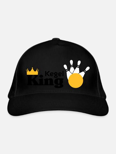 Kegel King - Organic Baseball Cap - black - Front