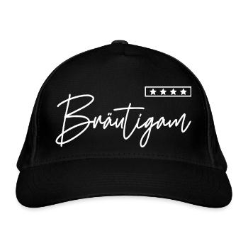 Bräutigam Security Der Bräutigam - Bio-Baseballkappe - Schwarz - Vorne