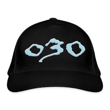 030 Exclusive - Organic Baseball Cap - black - Front