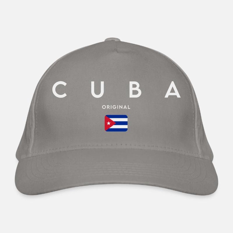 Cuban flag, Cuban pride Organic Baseball Cap