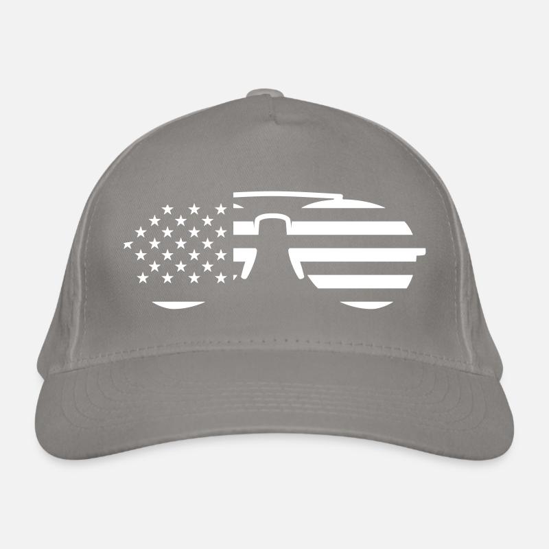 Lunettes de soleil USA – Aviator Flag Cool Pilot Style Casquette classique bio