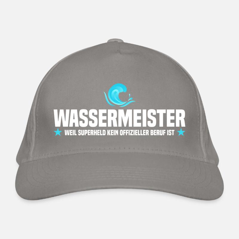 Wassermeister Spruch Bio-Baseballkappe