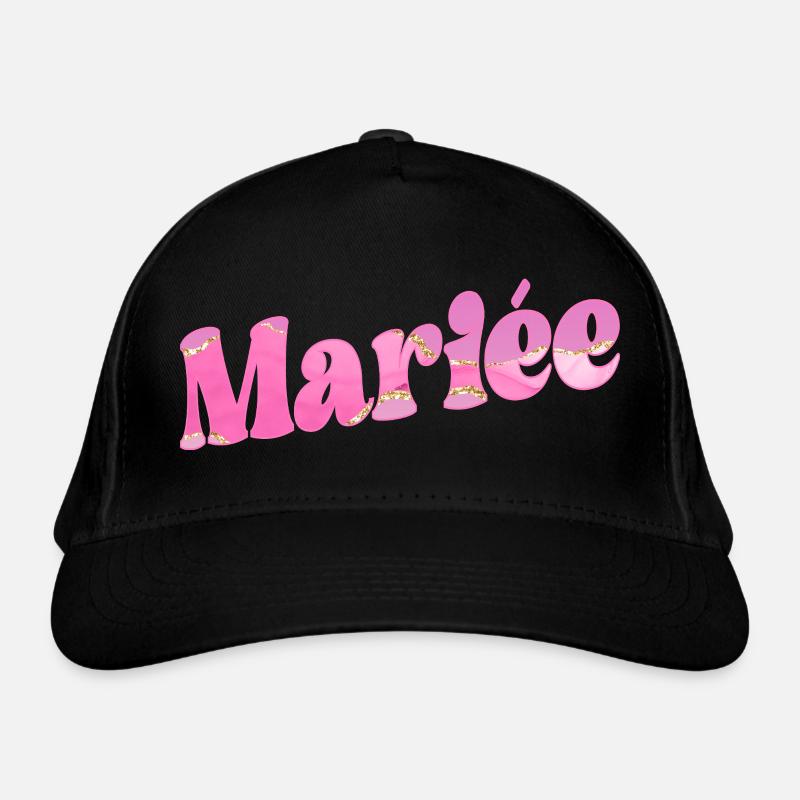 Bride Wedding Organic Baseball Cap