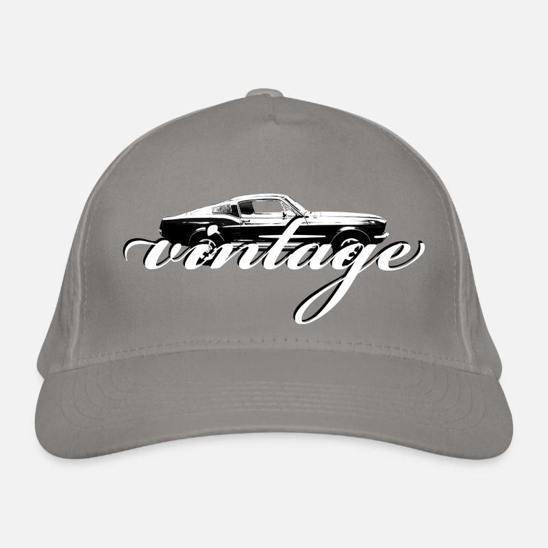 Vintage Car 2 Bio-Baseballkappe