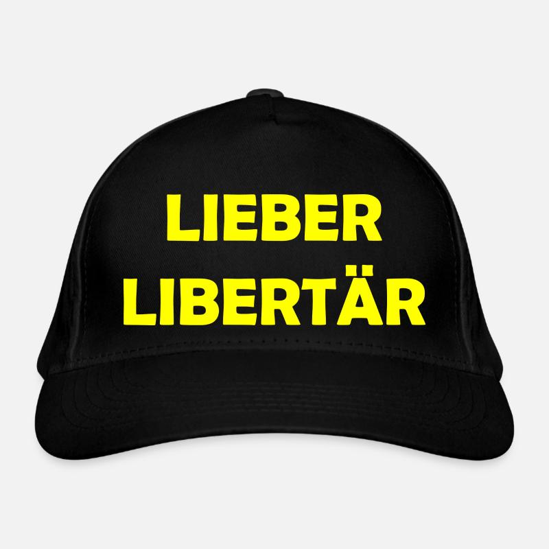 Lieber Libertär Bio-Baseballkappe