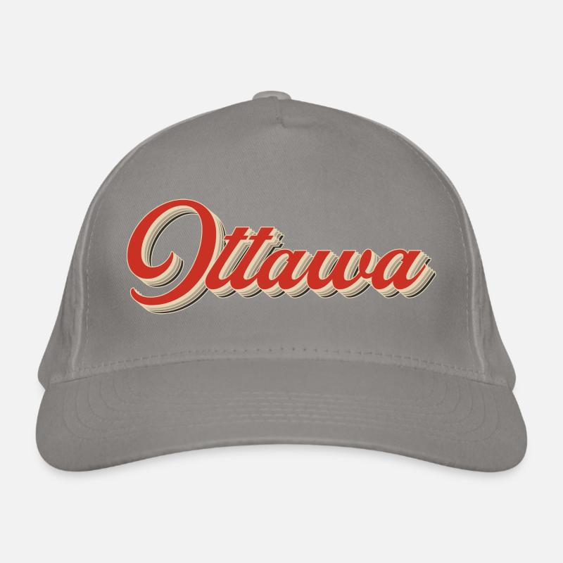 Lettrage Calgary Canada – Typographie rétro Casquette classique bio