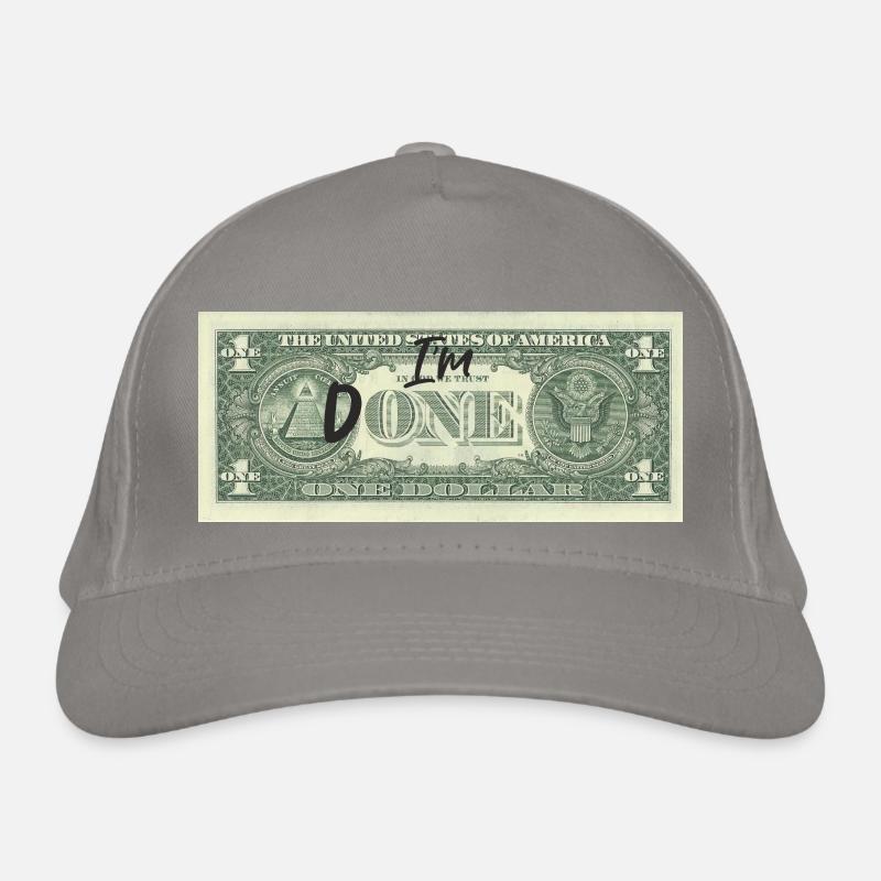 I'm done Organic Baseball Cap