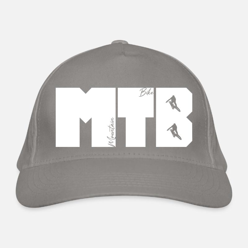 MTB Schriftzug Bio-Baseballkappe