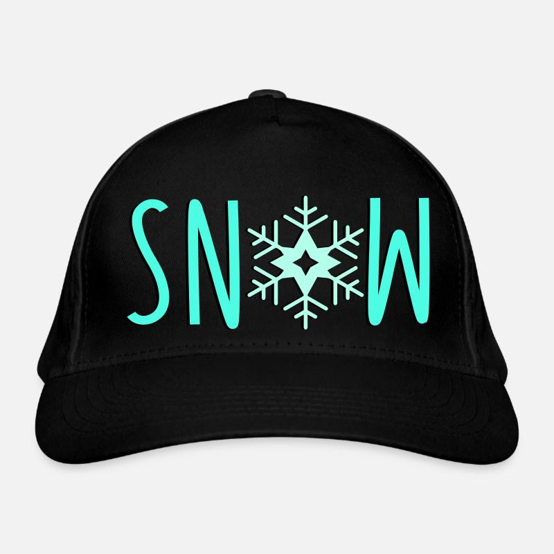 Neige flocon de neige Casquette classique bio