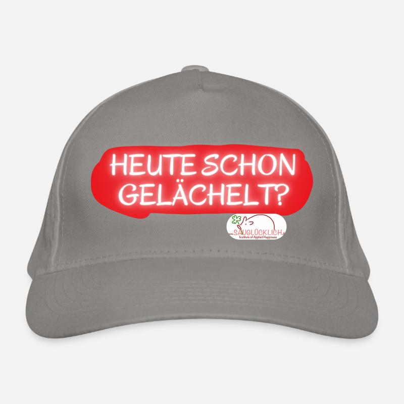 Heute schon gelächelt 2 Bio-Baseballkappe