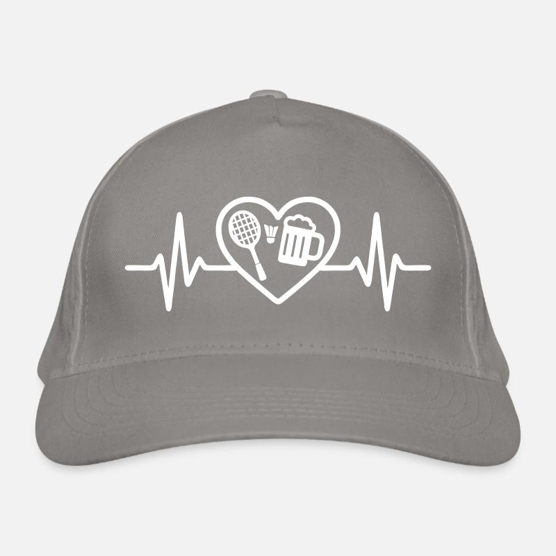 Badminton Beer Core Organic Baseball Cap