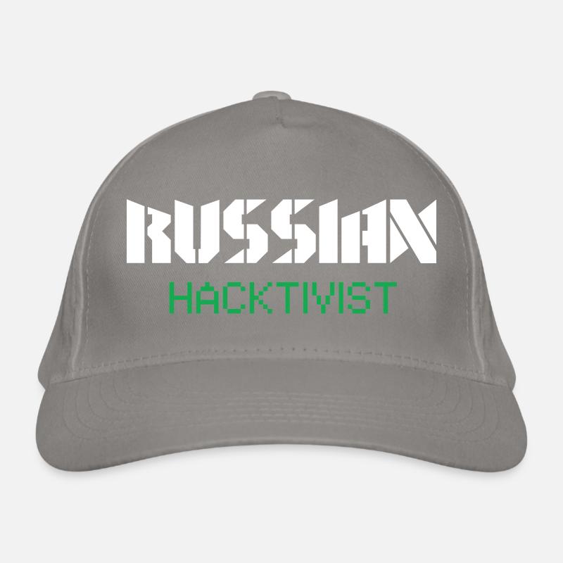 Russian Hacktivist Cyber Security Design Organic Baseball Cap