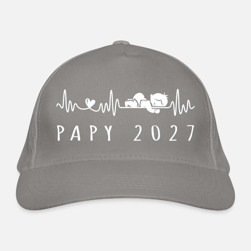 Futur Papy 2027 Annonce Grossesse Bio-Baseballkappe