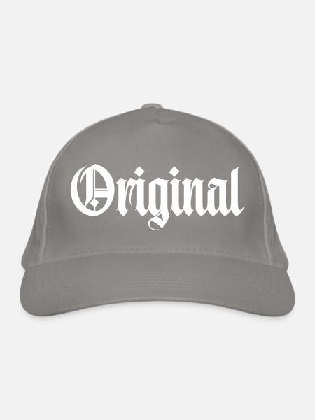 Original - Casquette classique bio - gris clair - Devant