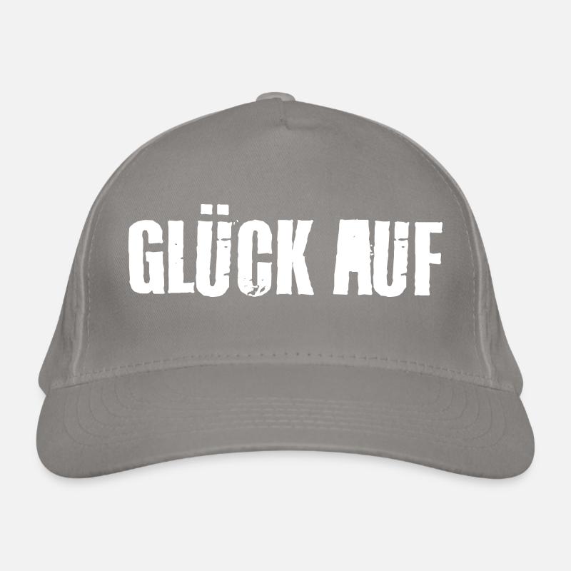 Glück auf Bio-Baseballkappe