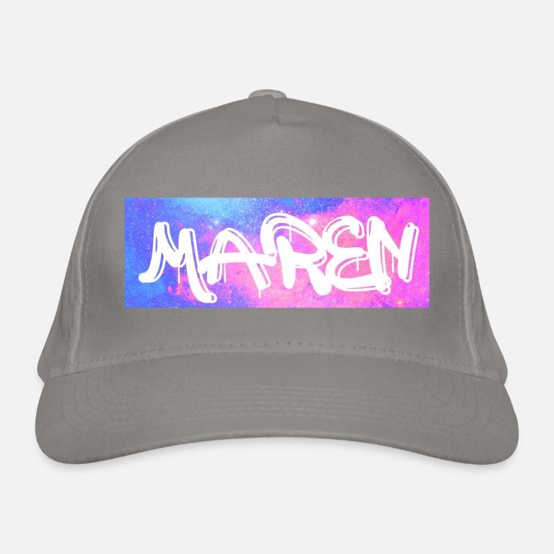 Maren Name Gift Gift Idea Galaxy Organic Baseball Cap