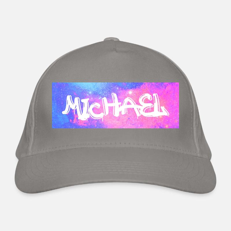 Michael Name Gift Gift Idea Galaxy Organic Baseball Cap
