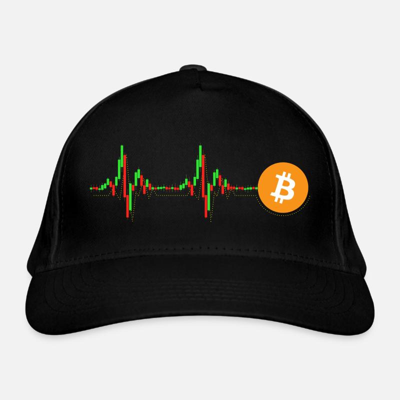 Bitcoin Chart Pattern Organic Baseball Cap