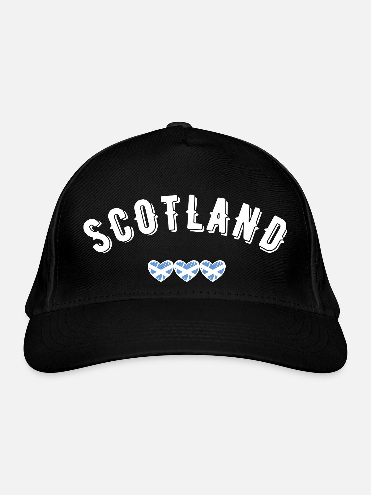 Scotland - Organic Baseball Cap - black - Front