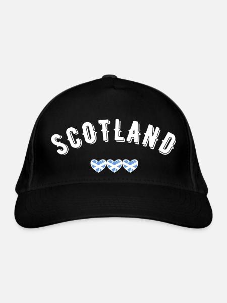 Scotland - Organic Baseball Cap - black - Front