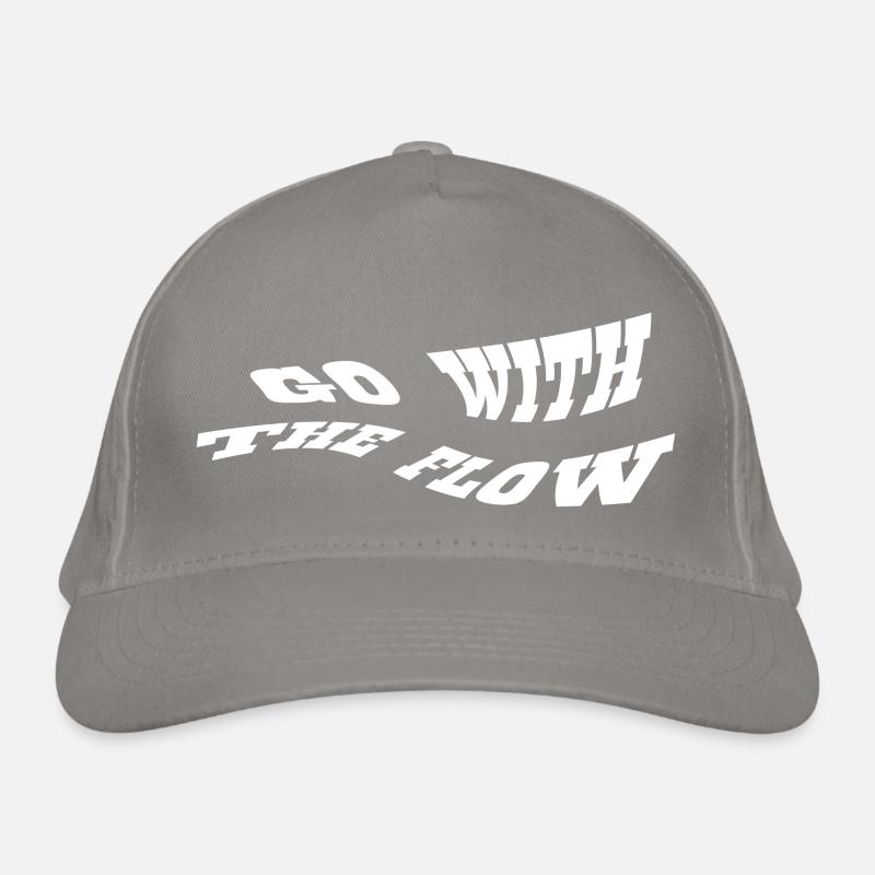 go with the flow Bio-Baseballkappe