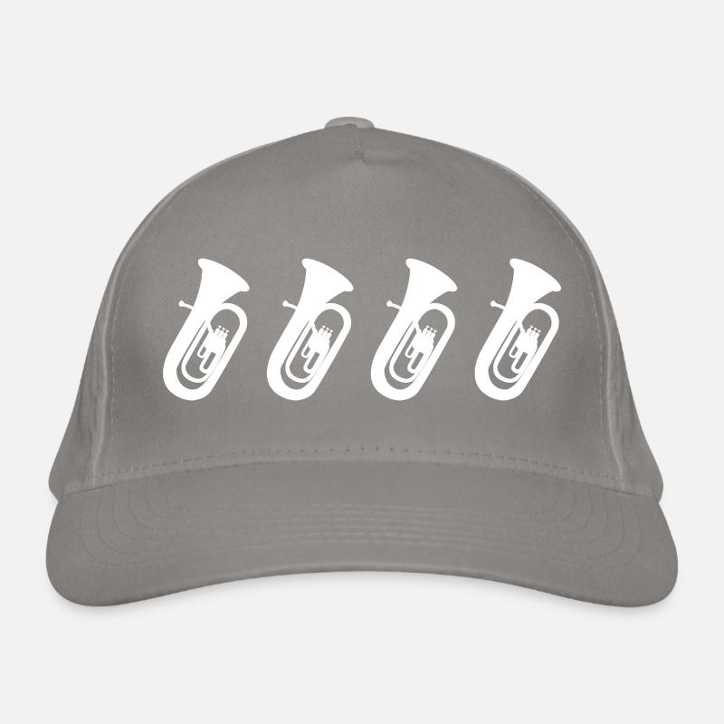 Tuba Zeichnung Bio-Baseballkappe