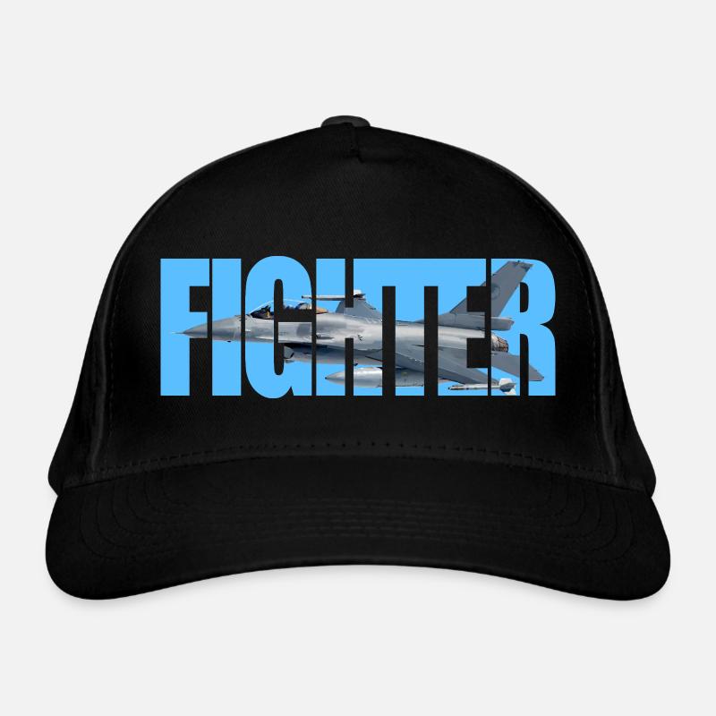 Fighter F-16 Fighting Falcon Organic Baseball Cap