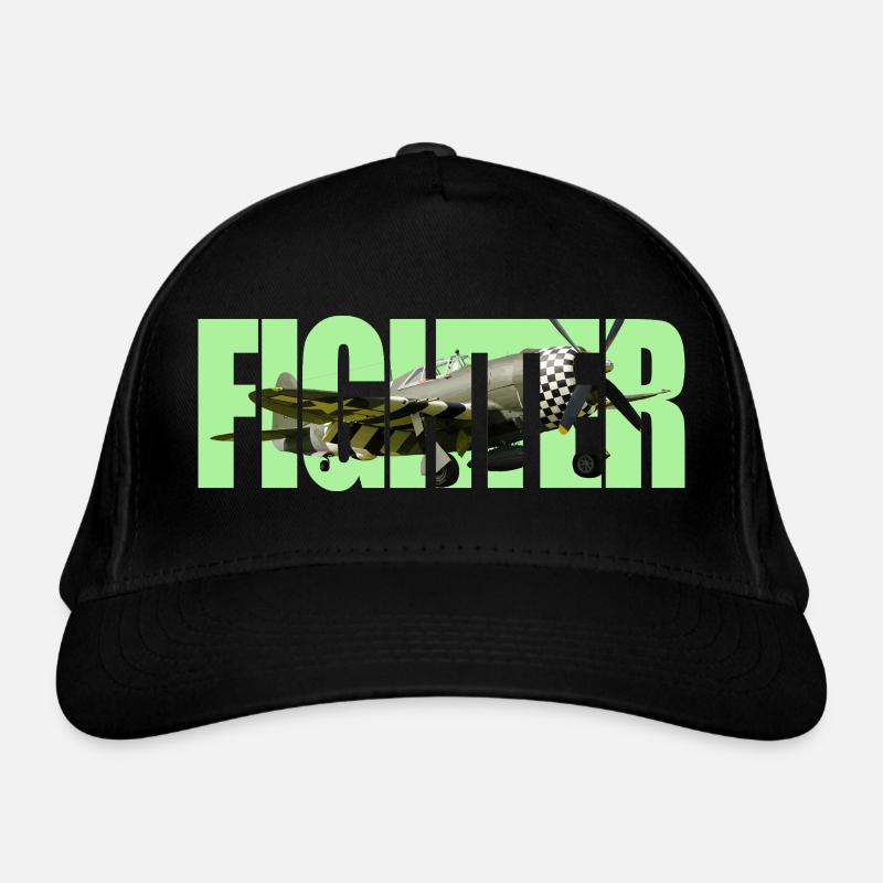 Fighter P-47 Thunderbolt Organic Baseball Cap