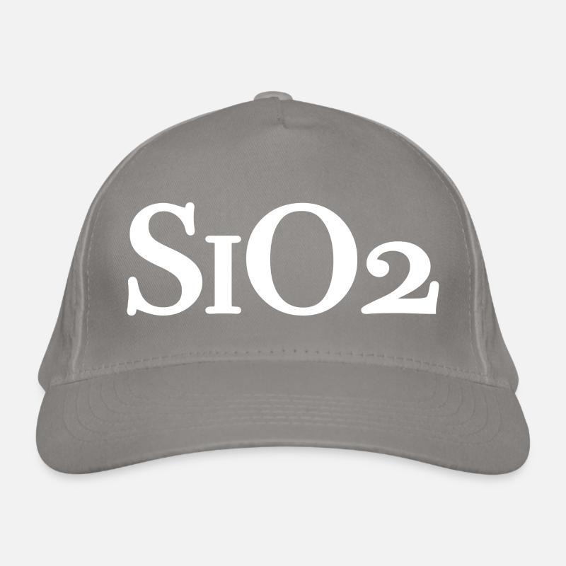 SiO2 - Formule chimique de quartz Dioxyde de silicium Casquette classique bio