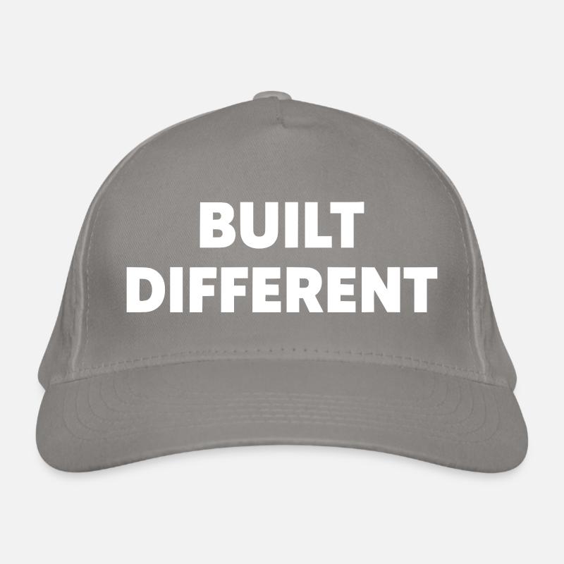 Construit différemment – Typographie audacieuse Casquette classique bio
