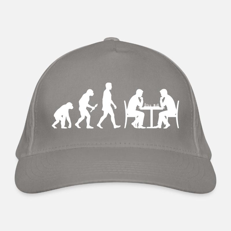 Évolution des échecs – Le chemin vers le Grand Maître Casquette classique bio