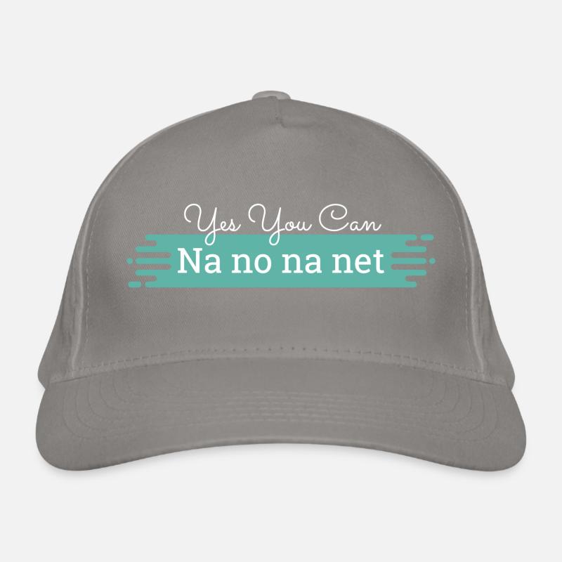 Na no na net - texte blanc Casquette classique bio