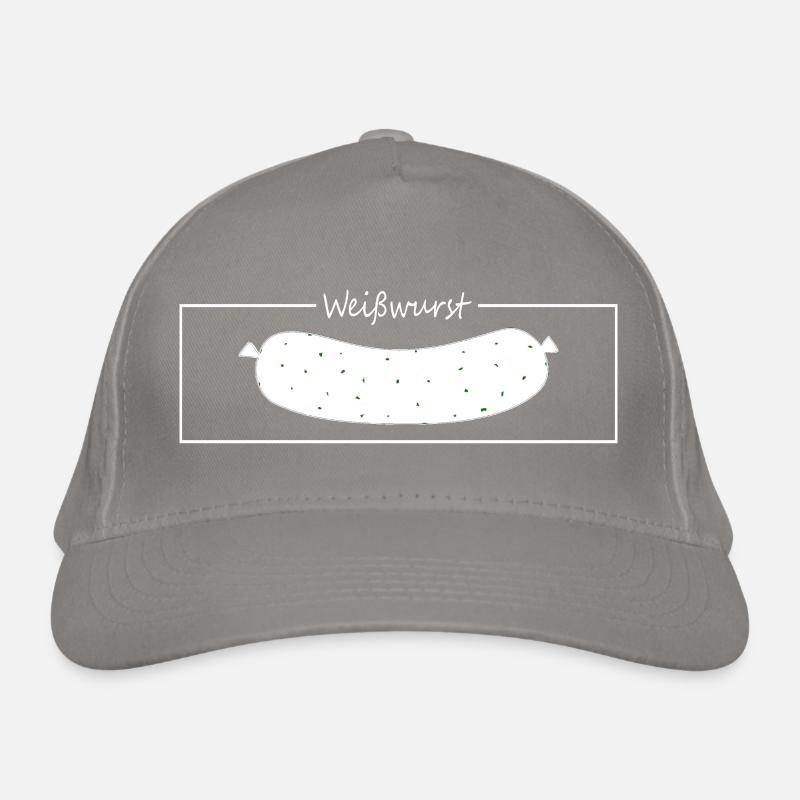 Weißwurst Bayern Bio-Baseballkappe