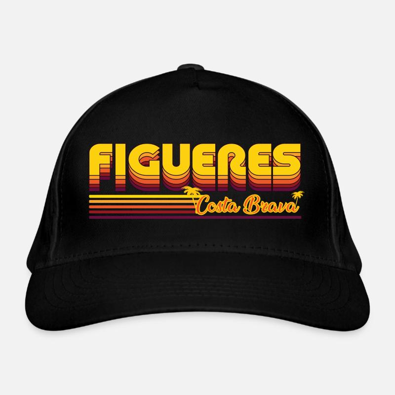 sommerliches Figueres Costa Brava Design Bio-Baseballkappe